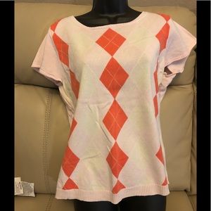 J. Crew Argyle Sweater- XL